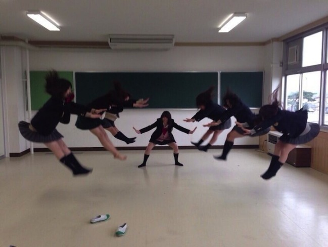 Japanese schoolgirls mastered super supernatural forces 9